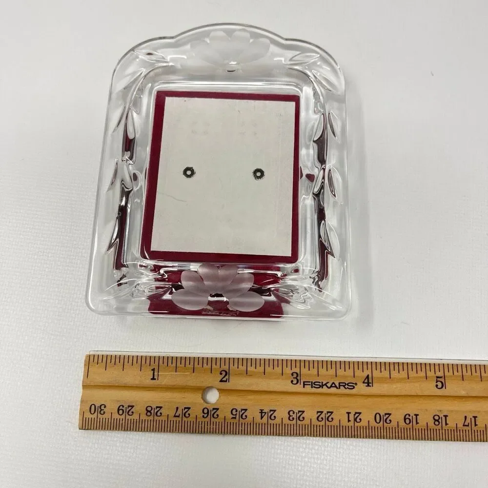 Princess House Crystal #824 Romance Lead Crystal Small Standing Picture Frame